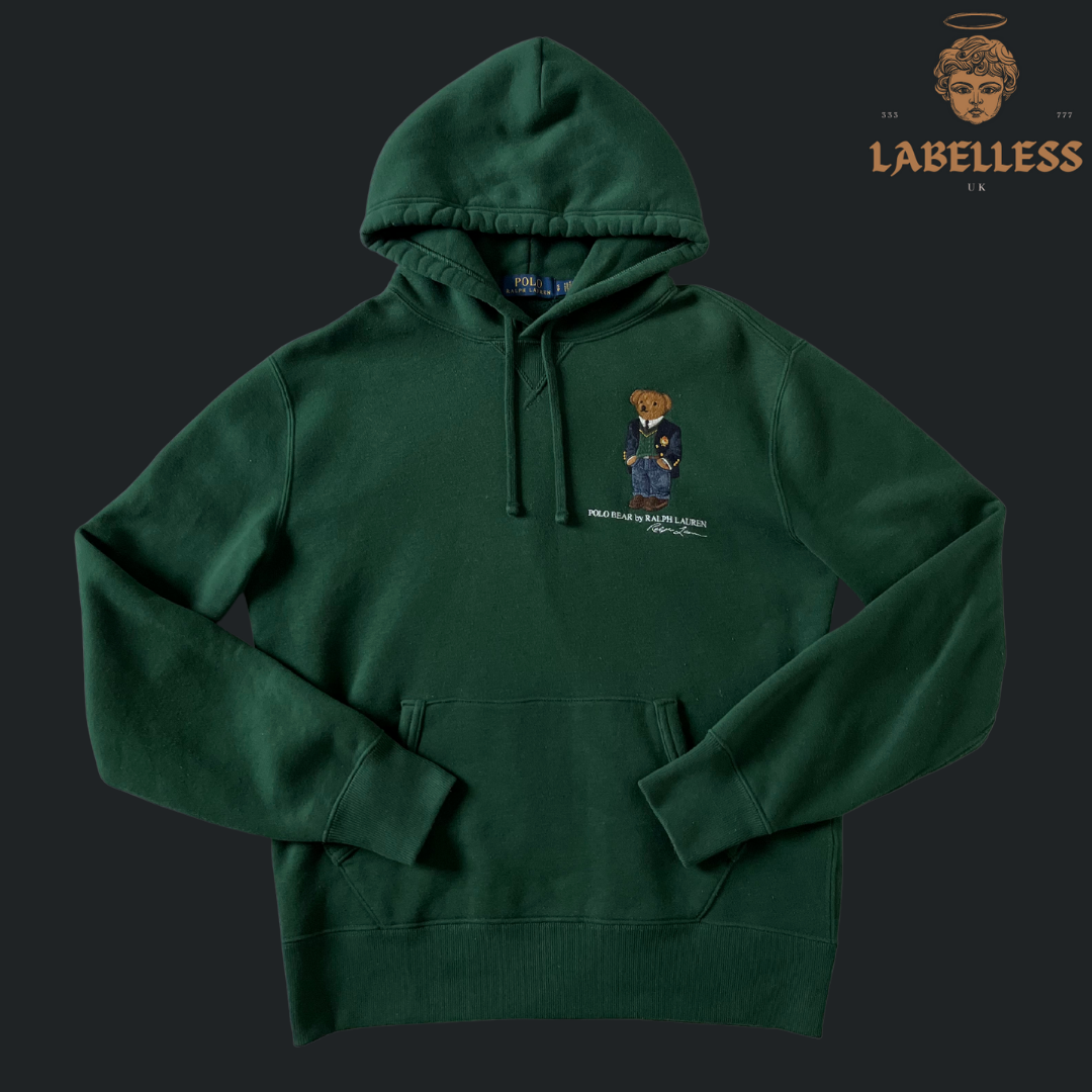 Polo bear online hoodie green